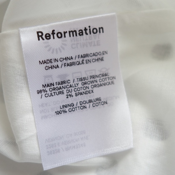 REFORMATION Vinny midi Dress - Malta Dot - Picture 9 of 10